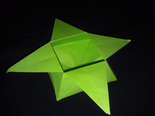 дзунако, казарибако, коробочка из бумаги, оригами, star box