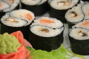 кадзари-суши, роллы, японская кухня, суши